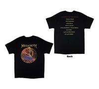 Megadeth Peace Sells… Track List autorizzato Uomo maglietta
