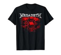 Megadeth - Red Vic Cromo Maglietta, Uomo, Nero, XL
