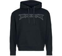 Megadeth Skull Uomo Felpa con Cappuccio Nero 50% Cotone, 50% Poliestere Regular