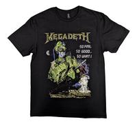 Megadeth 'So Far So Good So What Explosion Vintage' T-Shirt - NUOVO E UFFICIALE