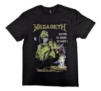 Megadeth 'So Far So Good So What Explosion Vintage' T-Shirt - NUOVO E UFFICIALE