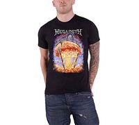 Megadeth T Shirt Countdown To Extinction Band Logo Nuovo Ufficiale Uomo Nero Size XL