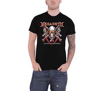 Megadeth T Shirt Killing Is My Business Band Logo Nuovo Ufficiale Nero Size L