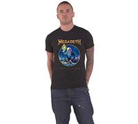 Megadeth T Shirt Rust in Peace Anniversary Band Logo Nuovo Ufficiale Unisex Nero Size M