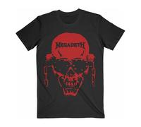 Megadeth T-Shirt Vic Hi Contrast Rete Tee Black Official MEGATS03MB