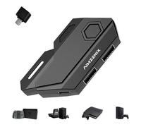 Megadream Adattatore tastiera e mouse per Nintendo Switch/Xbox/PS3/PS4, mouse e tastiera wireless 2.4 G, supporto Key Mapping (ZT73)
