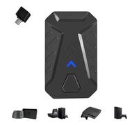 Megadream Adattatore tastiera e mouse per Nintendo Switch/Xbox/PS3/PS4, mouse e tastiera wireless 2.4 G, supporto Key Mapping (ZT74)