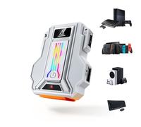 Megadream Adattatore tastiera e mouse per NS2, PS4, PS3, Switch, Xbox Series S/X, Xbox One, Xbox 360 - Striker PRO supporta cuffie, regolazione in tempo reale app, bianco