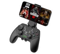 Megadream MFi - Controller wireless per iPhone, Bluetooth, per videogiochi, iOS/Android/PC, iPhone 14 13 Mini/Pro Max/12/11, per Samsung Galaxy, Nokia, OPPO, Direct Play (Blcak)