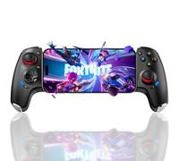 Megadream Mobile Phone Controller for iPhone/Android - Switch/PC - Cloud Game - PS4/PS5/Xbox Remote Play Streaming, COD & Fortnite &More, Turbo/Macro, Hall Joysticks/Trigger