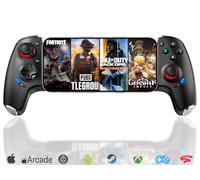 Megadream Mobile Phone Controller for iPhone/Android - Switch/PC - Cloud Game - PS4/PS5/Xbox Remote Play Streaming, COD & Fortnite &More, Turbo/Macro, Hall Joysticks/Trigger