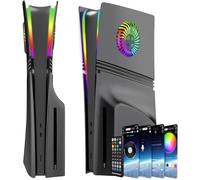 Megadream Piastra frontale per PS5 Pro versione digitale, custodia di ricambio antigraffio e antipolvere, cover adatta per console PS5 Pro, piastre per accessori PS5 Pro, facile installazione - GA92+