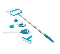 Megafitness Kit Mantenimento Acqua Piscina Deluxe Kit Completo Piu 5 kg Pastiglie Multifunzione per Il Mantenimento Piscina
