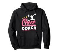 Megafono da Donna Cheer Coach con Design Invecchiato Felpa con Cappuccio