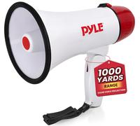 Megafono PA Bullhorn Megafono Portatile 20 Watt e Controllo Volume Regolabile