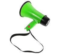 Megafono Portatile con Registrazione 240 Secondi 25w per Eventi | ABS Verde, Tracolla per Mano, per Scuola e Spazi Aperti, Adatto a Organizzatori e Folla