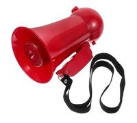 Megafono Portatile Rosso in Plastica per Cerimonie Nuziali | Amplificazione Sonora, per Sposi e Testimoni, Leggero e Facile da Trasportare, per Eventi