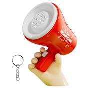 Megafono tromba giocattolo cambia voce, Red NORMAL VERSION