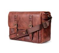 MegaGear Briefcase Satchel Portfolio Notebook Tablet Messenger Bag For Men & Women With Adjustable Shoulder Strap
