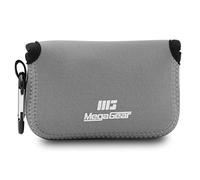 MegaGear Custodia in Neoprene compatibilie con Fujifilm FinePix XP140, XP130, XP120, XP90 - Grigio
