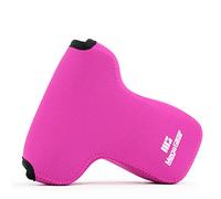 MegaGear Custodia in Neoprene compatibilie con Olympus Om-D E-M5 Mark III, E-M5 Mark II 12-40mm - Rosa