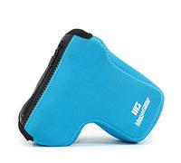MegaGear Custodia in Neoprene compatibilie con Sony Alpha A6400, A6500 (up to 16-70mm lens) - Blu