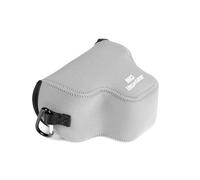 MegaGear Custodia in neoprene per fotocamera Canon EOS R100 (18-45 mm), elegante e protettiva per fotografia digitale, grigio, Custodia in neoprene per fotocamera