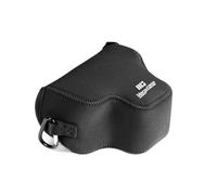 MegaGear Custodia in neoprene per fotocamera Canon EOS R100 (18-45 mm), elegante e protettiva per fotografia digitale, Nero, Custodia in neoprene per fotocamera