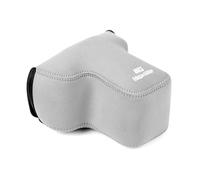 MegaGear Custodia in neoprene per fotocamera Fujifilm X-T50 (16-50mm) - Borsa elegante e protettiva per la fotografia digitale (Grigio)
