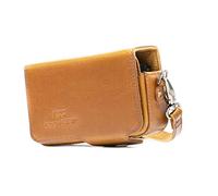MegaGear Custodia in pelle per fotocamera con tracolla compatibile con Sony Cyber-Shot DSC-HX95, DSC-HX99, DSC-HX80, DSC-HX90V, DSC-WX500