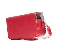 MegaGear Custodia in pelle per fotocamera con tracolla compatibile con Sony Cyber-Shot DSC-HX95, DSC-HX99, DSC-HX80, DSC-HX90V, DSC-WX500