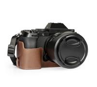 MegaGear Custodia per fotocamera in vera pelle per Fujifilm X-S20 - Borsa per fotografia digitale elegante e protettiva - Nera (Marrone)