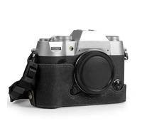 MegaGear Custodia per mezza fotocamera in vera pelle Ever Ready compatibile con