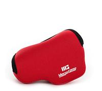 MegaGear custodia ultraleggera in neoprene, borsa protettiva per Canon PowerShot G1 X Mark II con moschettone per un facile trasporto (Rosso)