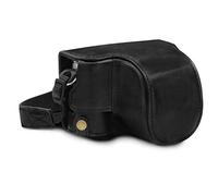 MegaGear Custodia in Vera pelle per Leica D-Lux 7 - Nero