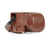 MegaGear Ever Ready Genuine Leather Camera Case compatible with Nikon Z30 (Marrone)