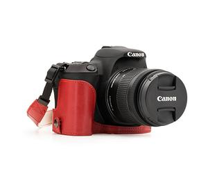 MegaGear Ever Ready Leather Camera Half Case compatible with EOS 250D, Kiss X10, Rebel SL2, Kiss X9
