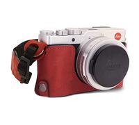 MegaGear Ever Ready - Mezza custodia in vera pelle compatibile con Leica D-Lux 7, D-Lux 8