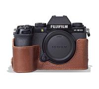 MegaGear Ever Ready - Mezza custodia in vera pelle per fotocamera compatibile con Fujifilm X-S10
