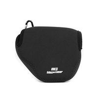 MegaGear "Materiali Leggeri" Fotocamera, Fotografiche Reflex Custodia Borsa Per Canon PowerShot SX400 IS, Canon PowerShot SX410 IS, Canon PowerShot SX510 Nero