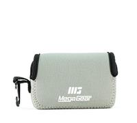 MegaGear MG1246 Custodia per fotocamera ultra leggera in neoprene con moschettone, Canon PowerShot SX740 HS, SX730 HS, SX720 HS, SX710 HS, G16, G15, Grigio