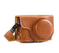 MegaGear MG1260 Panasonic Lumix DC-TZ95, DC-TZ90 Ever Ready Custodia in ecopelle