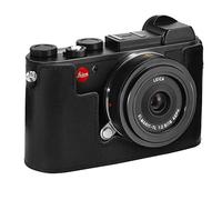 MegaGear MG1457 Leica CL Ever Ready Custodia metà copertura in Vera pelle per Fotocamera con Tracolla- (Nero)