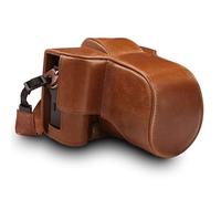 MegaGear MG1551 Custodia in Vera pelle per Fujifilm X-T3 (XF23mm - XF56mm & 18-5