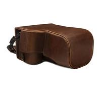 MegaGear MG1808 Ever Ready - Custodia in pelle per fotocamera Sony Alpha A6600,