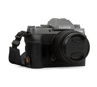 MegaGear MG1885 Ever Ready - Custodia in vera pelle, compatibile con Fujifilm X-T200, colore: Nero