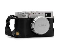 MegaGear MG1894 Ever Ready - Custodia in vera pelle, compatibile con Fujifilm X100V, colore: Nero