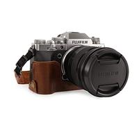 MegaGear Mg1924 Ever Ready - Custo in Vera Pelle, Compatibile Comfujifilm X-T4, Colore. Marrone