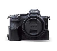 MegaGear MG1944 Ever Ready - Custodia per fotocamera in vera pelle, compatibile con Nikon Z5, colore: Nero