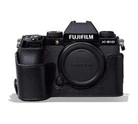 MegaGear MG1961 Ever Ready - Custodia in vera pelle, compatibile con Fujifilm X-S10, colore: Nero